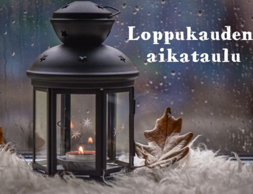 Loppusyksyn ohjelma