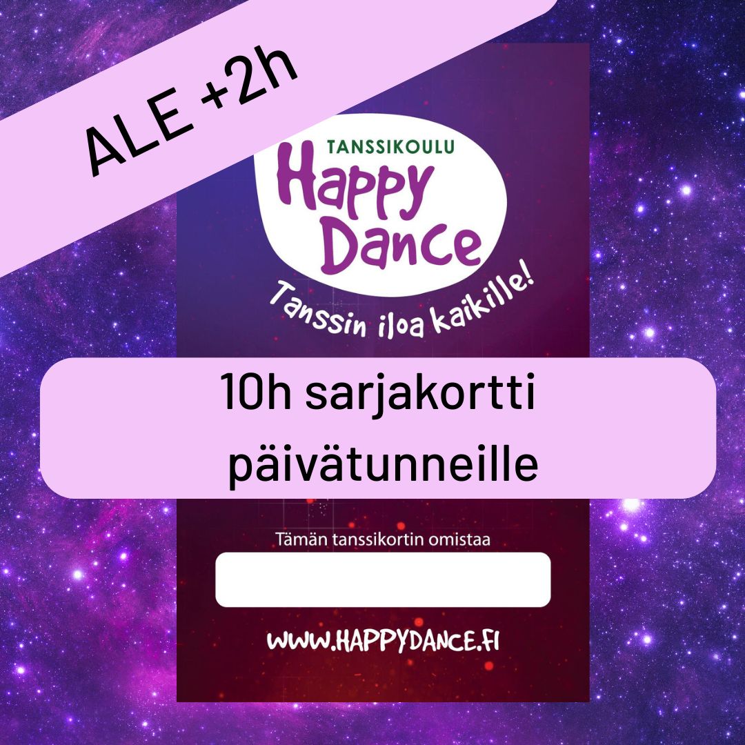 ALE 10-KORTTI (päivätunnit) + 2h