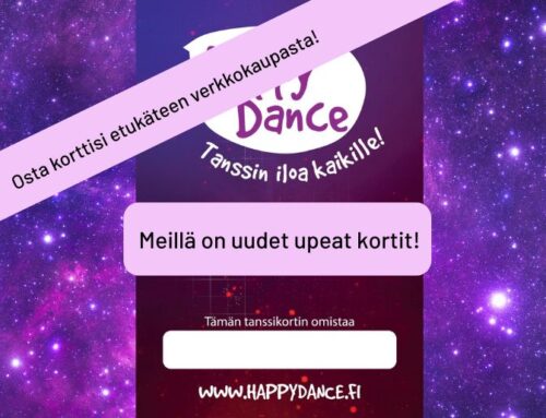 Uusi Happy Dancen Tanssikortti