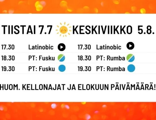 Kesän 2026 tunnit